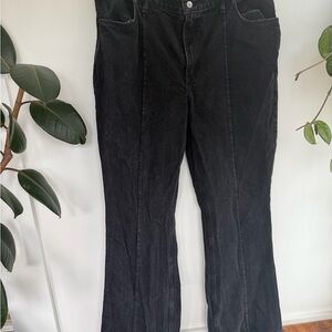 Abercrombie & Fitch Black Flare Pants